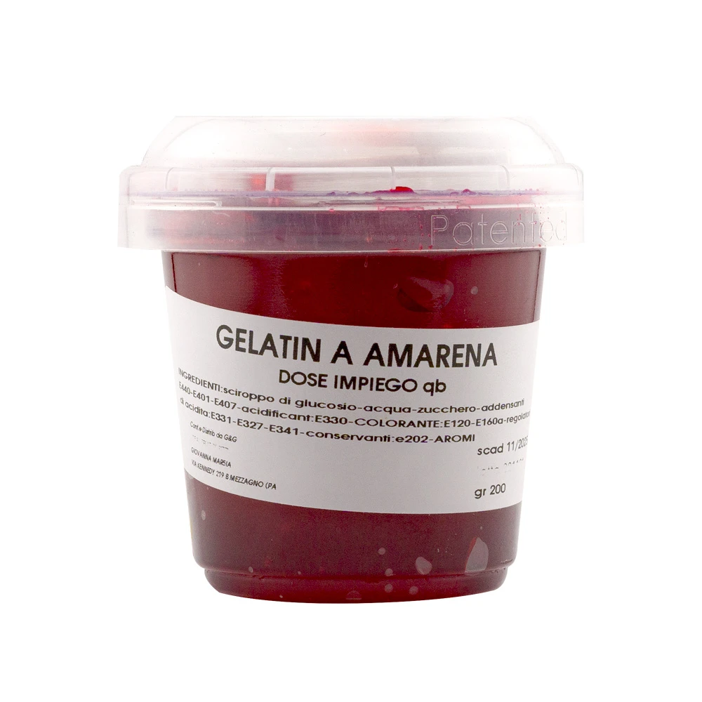 G&G Ideal Fruit Gelatina gusto Amarena 200g