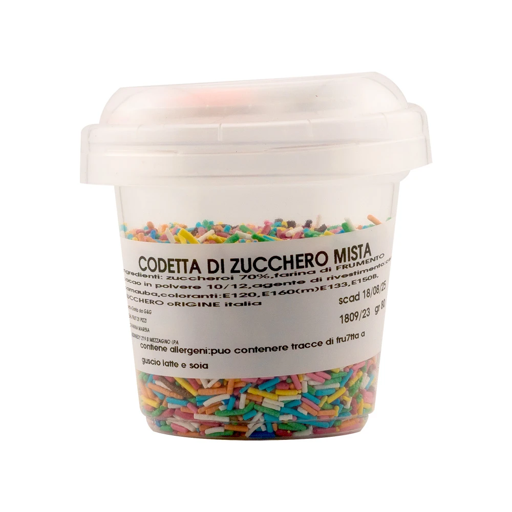 G&G Ideal Fruit Codette di Zucchero colorato 80g