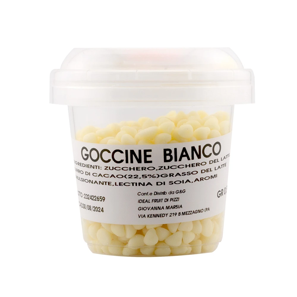 G&G Ideal Fruit Goccine di Cioccolato Bianco 80g