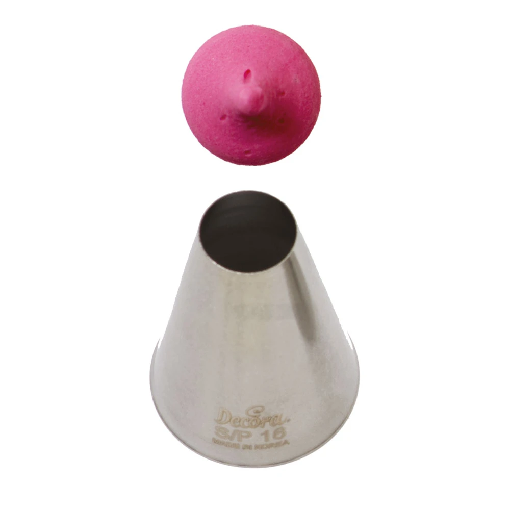 Decora Cornetto sac a poche liscio grande tondo S/P 16