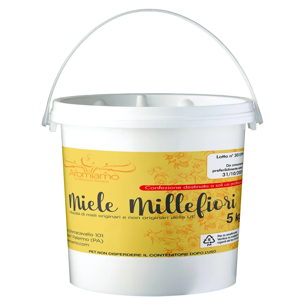 Secchiello Miele Millefiori 5 Kg